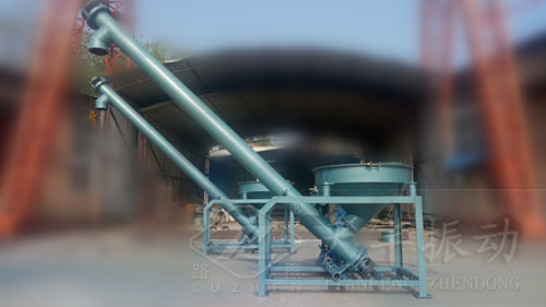 螺旋輸送機準(zhǔn)備發(fā)貨